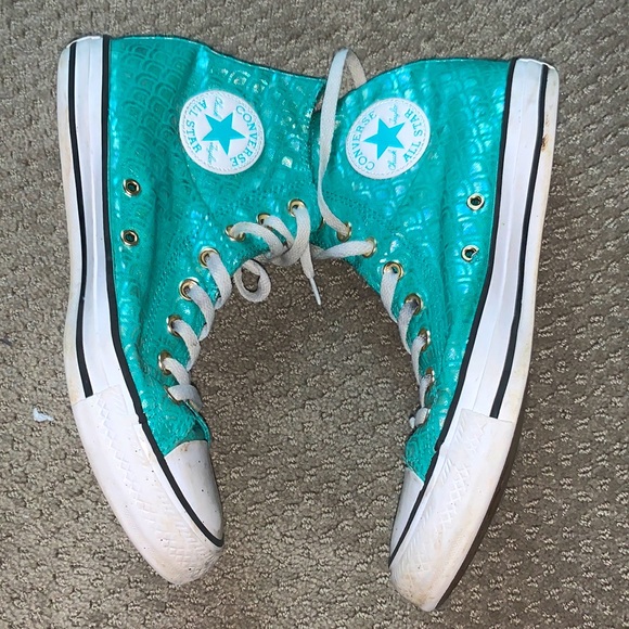 Converse Shoes - Converse all star mermaid high top sneaker